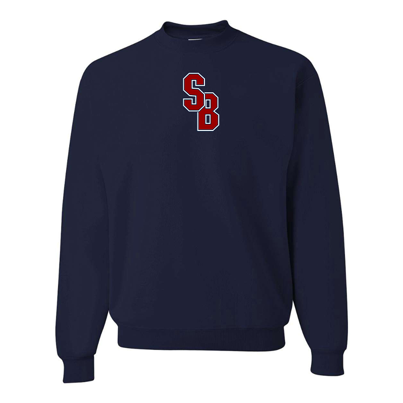 Men's  Stony Brook Seawolves   JERZEES NuBlend Crewneck Sweatshirt